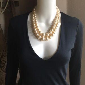 James Perse Deep V Tee